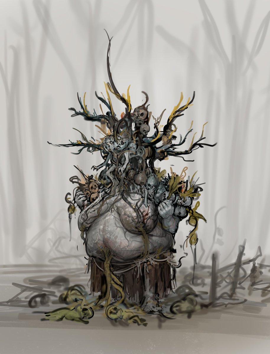Mother of dead roots. When she withers she conceives a new life, when she blooms she brings doom.