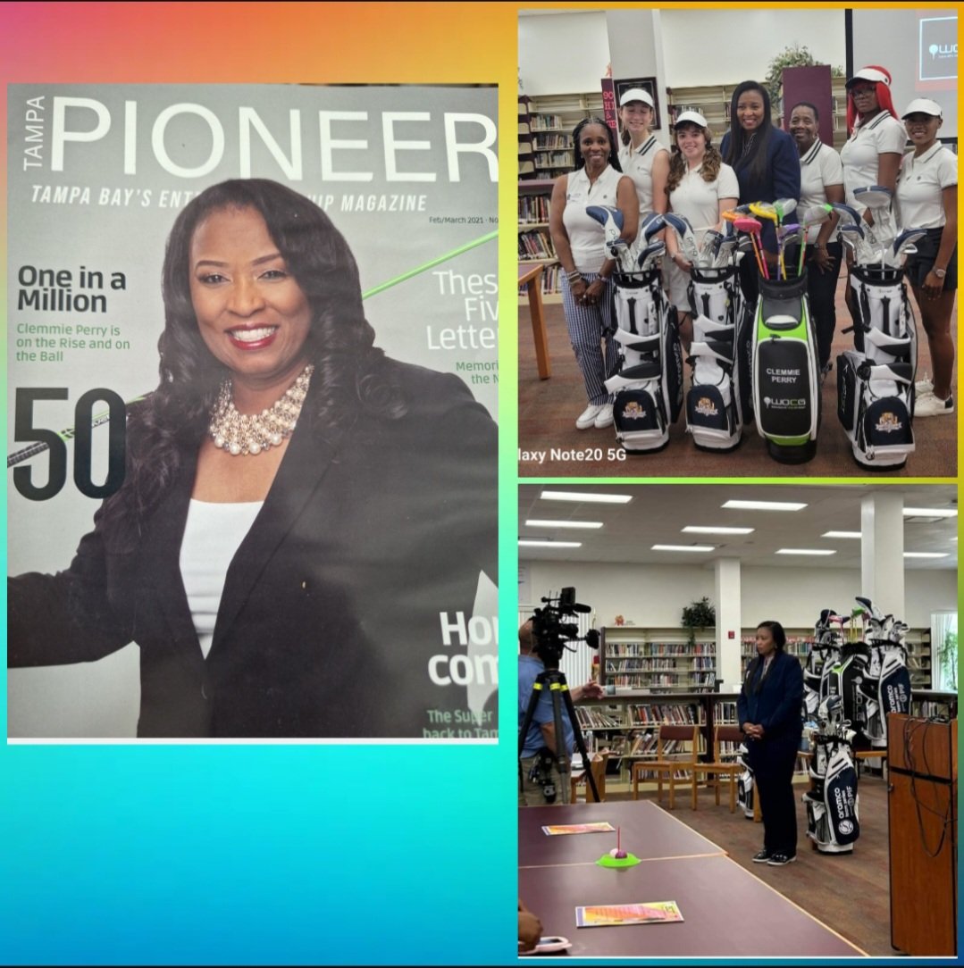 GOTG_Tee's tweet photo. Middleton High School Girls Golf Team awarded $14,000.00 in golf clubs, bags and clothing gear by Women of Color Golf - WOCG , Aramco Oil and Tory Burch Foundation.

African American Golfer's Digest
https://t.co/wwkvDo2znr https://t.co/Nq3vh0wq8G