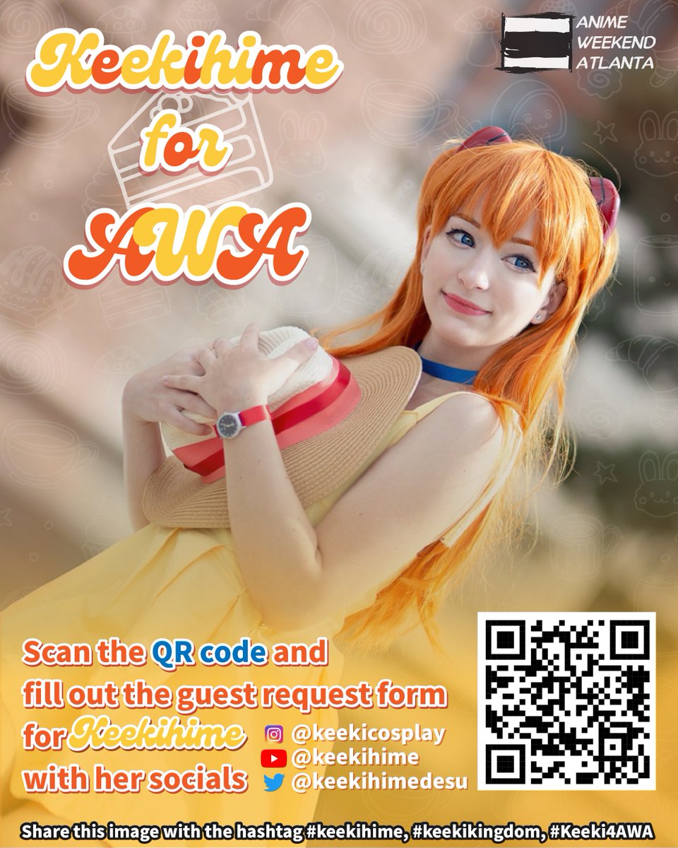 SalubriousBeets's tweet image. Fancakes around the world, help us bring @keekihimedesu to Anime Weekend Atlanta!  docs.google.com/forms/d/e/1FAI…  Sign this form to request her and share with friends. #keekikingdom #keekihime #keeki4awa
