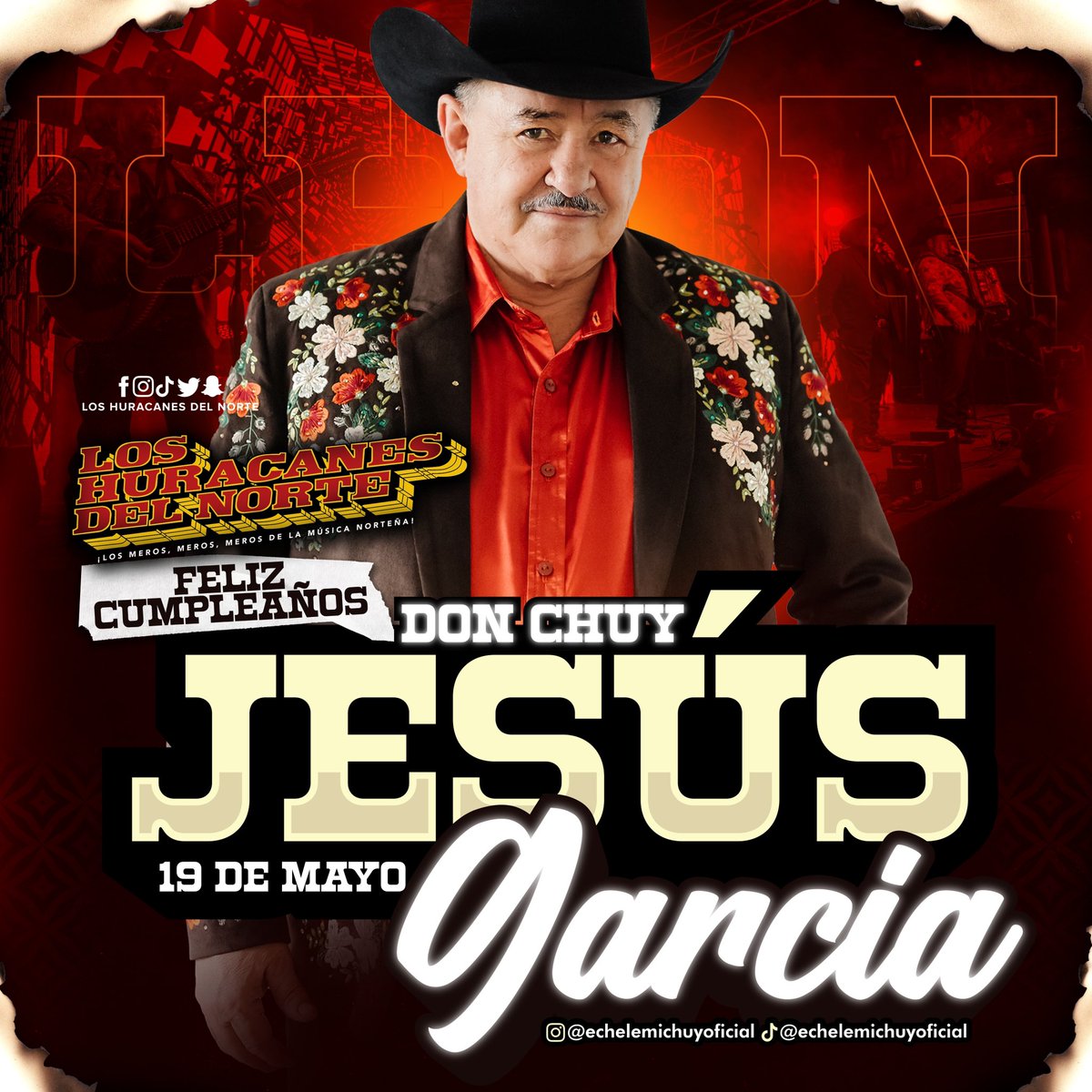 Hoy cumple años Don CHUY! Feliz cumpleaños que Dios lo guarde muchos años mas para seguir disfrutando de su sencillez y esa chispa que nunca se le acaba! Pasela con madre!