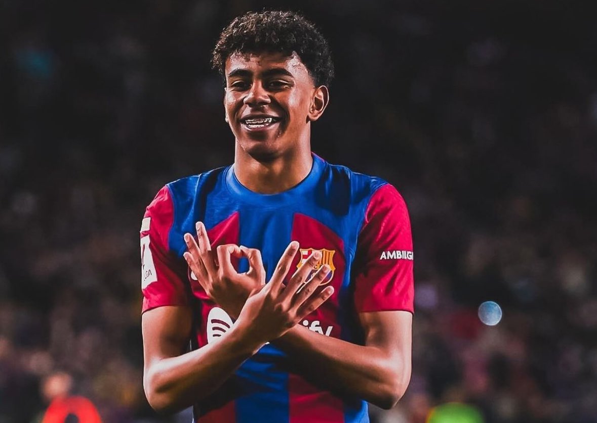 🔵🔴⭐️ Lamine Yamal reaches 10 assists this season with a wonderful one for Lewandowski…

…and he’s the youngest player in Barça history to reach 50 official games.

Gem. 💎