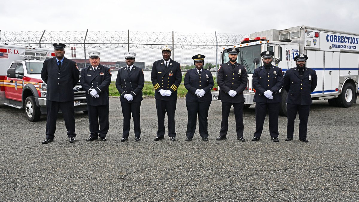 In honor of the 50th Anniversary of National #EMSWeek, #DOC extends a special thank you for your dedicated service to our first responders on #RikersIsland and the veteran officials who lead them. Read more at bit.ly/4dL5OaM. @FDNY