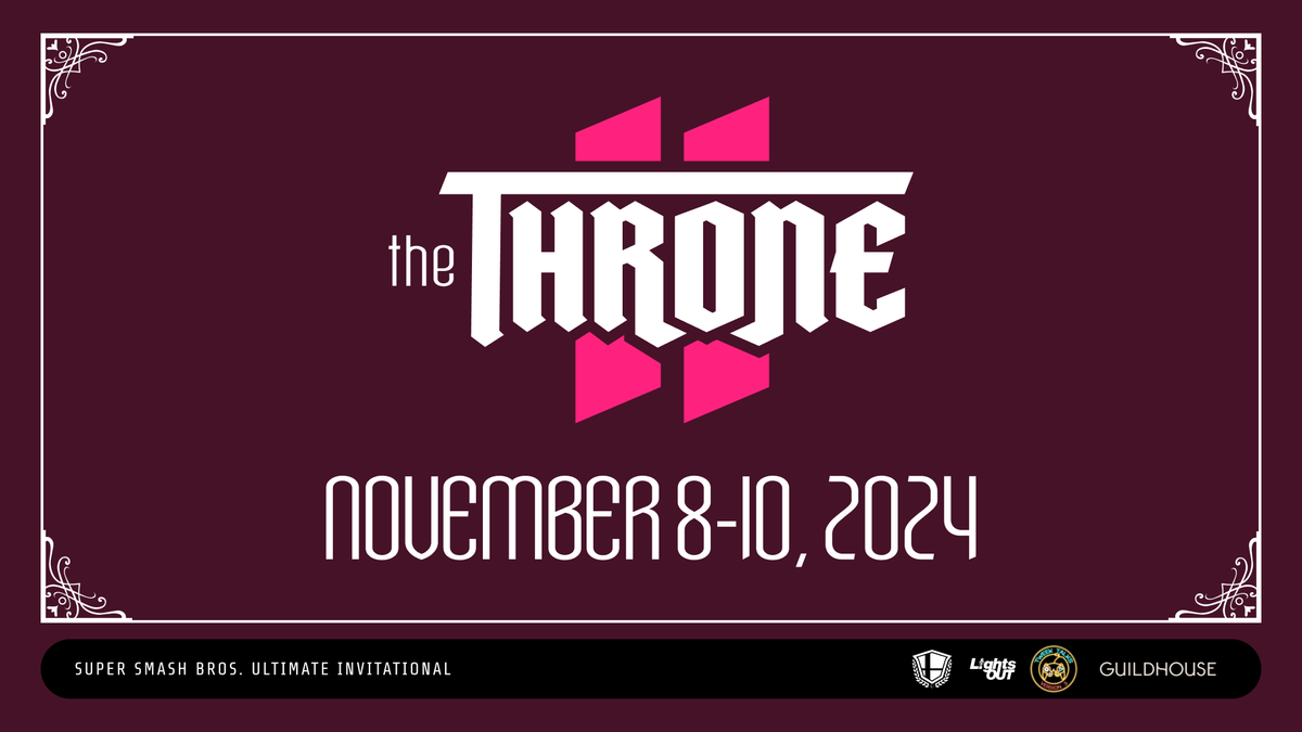 The Throne returns November 8-10th, 2024. Look out for more info coming soon!