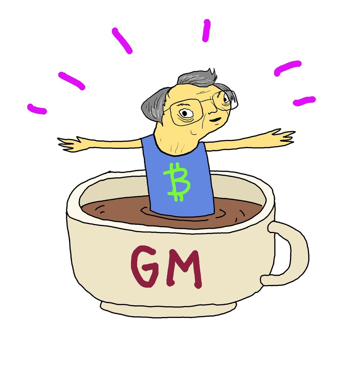 hav u hed yur cup of satooshi tuday