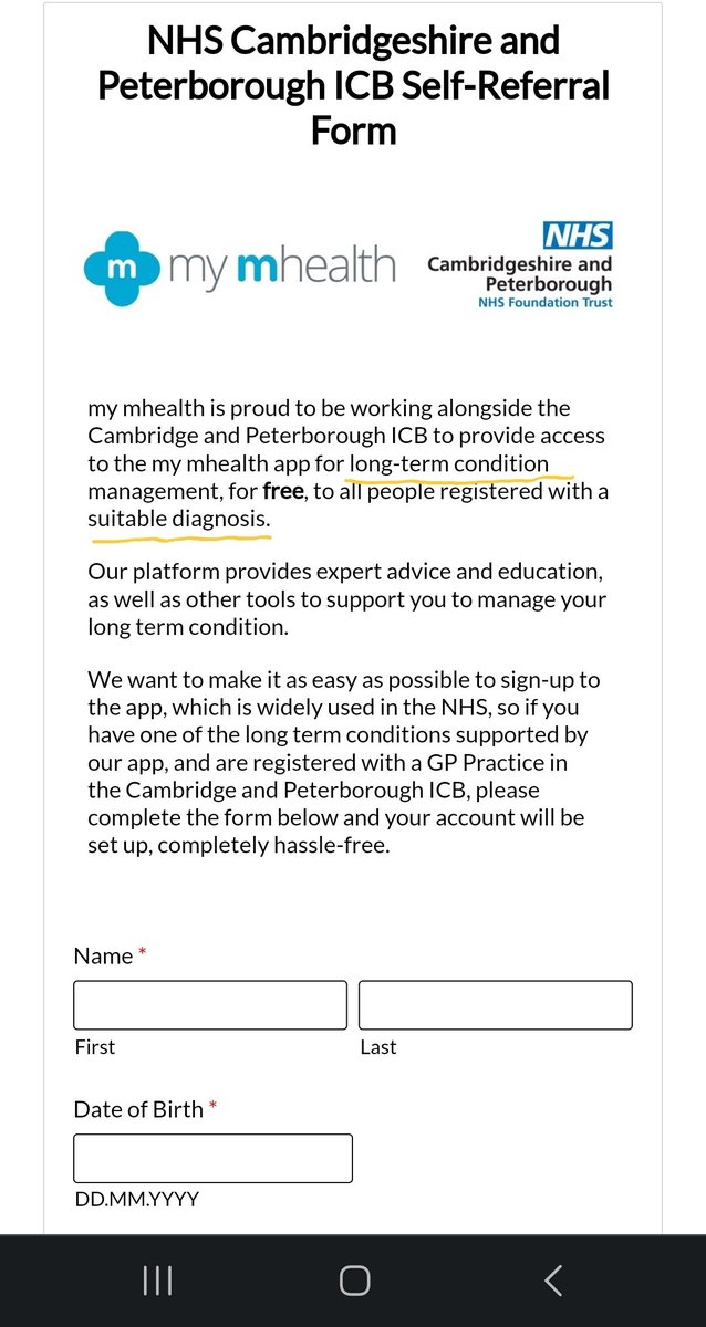 My asthma isn't the long term condition that is keeping me from working, studying, travelling, becoming a parent, leaving the house, often leaving bed. I appreciate the offer @CUH_NHS @NHSCambs but I'd rather you fund better services for people with #MECFS, especially #SevereME