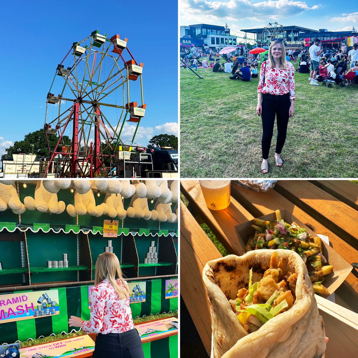 Perfect weather for the @SGFoodFestival at the @bbsciencepark here in Emersons Green ☀️ 

@mookiesindian pakora naan wrap was excellent, as were the local produce and crafts, live music, games and rides 🎡