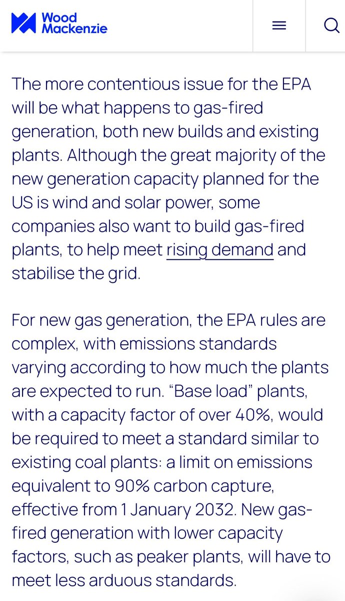 New EPA rules for gas-fired generation were a common talking point on the gas panels at DUG last week. @Ed_Crooks broke it all down the week before. I should have posted this sooner. woodmac.com/news/opinion/e…