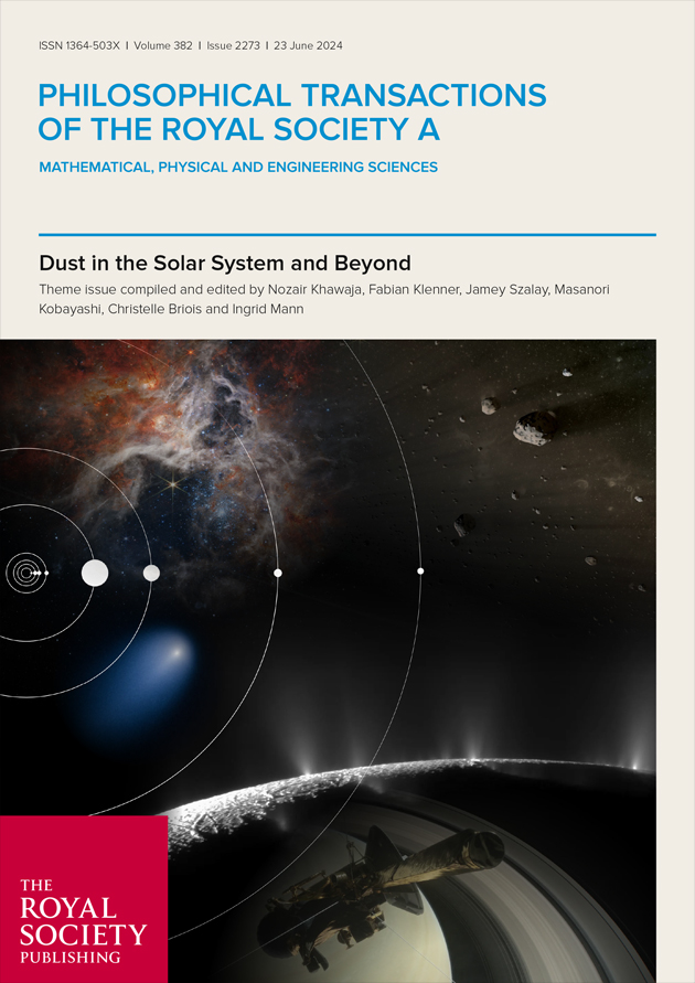 From modelling dust from comets and asteroids to simulations of icy particles from subsurface ocean worlds, this week's #PhilTransA issue explores how research into #cosmicdust can lead to a deeper understanding of the history of our universe. ow.ly/YcFq50RvHtR