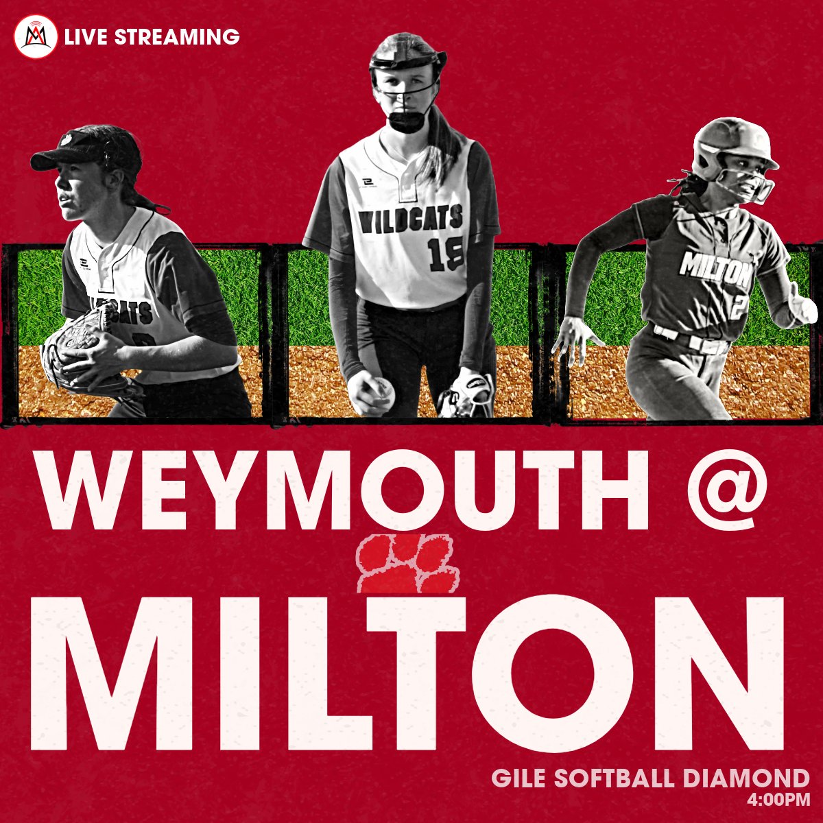 The Cats have been ON FIRE all season long. 🔥 See if they can keep it rolling against Weymouth, LIVE on MATV tomorrow at 4pm: youtube.com/@miltonaccesstv #ROLLCATS #MiltonMa #MiltonMass #softball