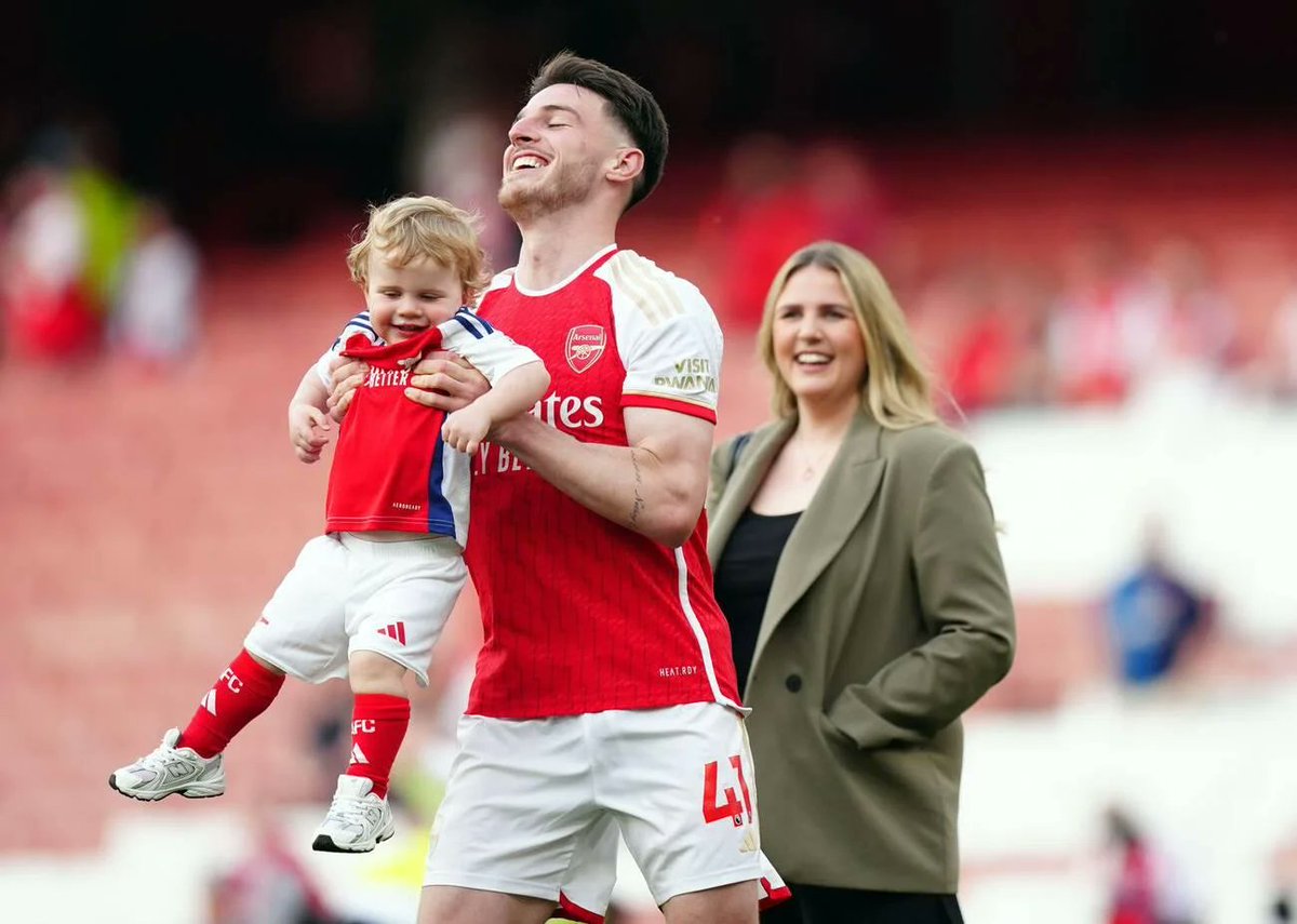 Rice with Jude and his partner | Arsenal - Everton (H), 19.05.2024
©️ Contributor:PA Images / Alamy Stock Photo