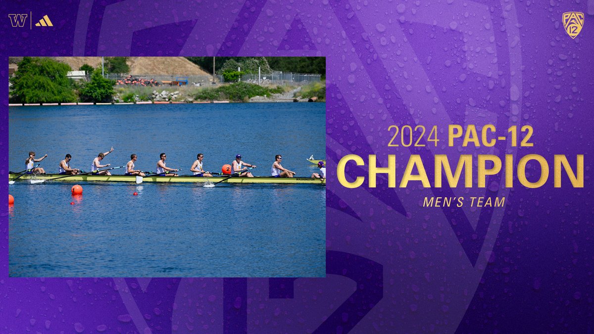 Congrats to the Husky men on their 41st Pac-12 Conference team championship! #RowingU x #TheBoysInTheBoat
