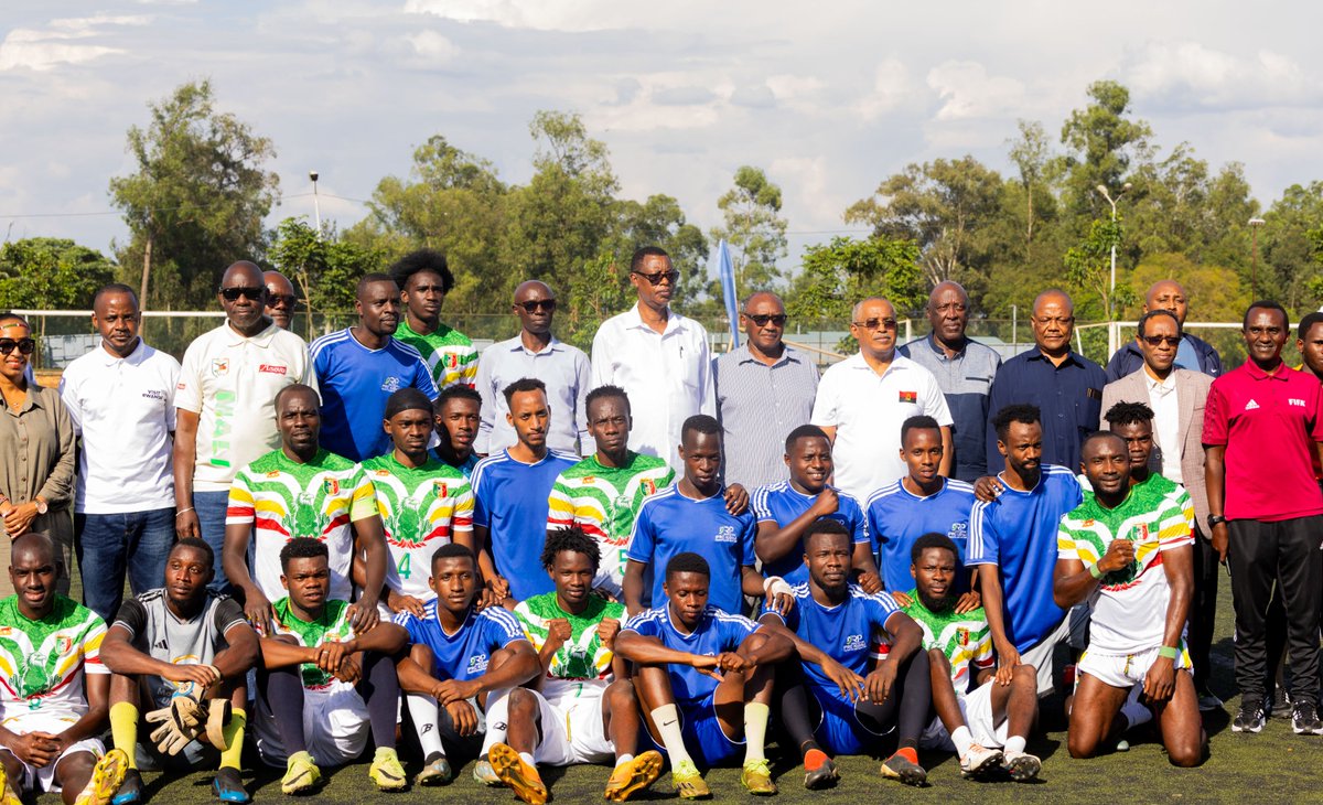 This afternoon, in presence of African heads of diplomatic missions and other senior officials, Minister of State @KabarebeJames officiated the closing of the football tournament organized in line with the celebration of the 61st Anniversary of the Africa Liberation Day. #ALD2024