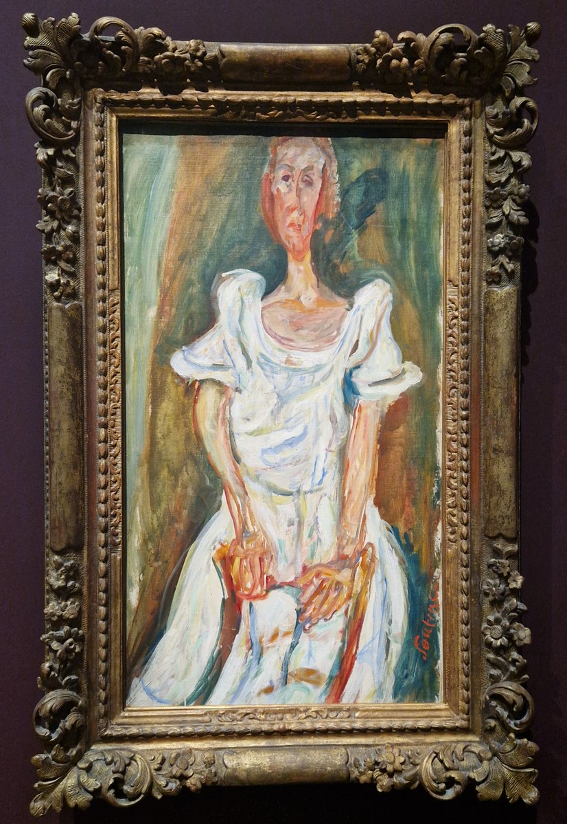 La fiancée (1923) de Chaïm Soutine (1893-1943).

Musée de l'Orangerie de #Paris @MuseeOrangerie

#EnVrai à l'exposition Le Paris de la modernité au Musée des Beaux-Arts de la ville de Paris au
@PetitPalais_