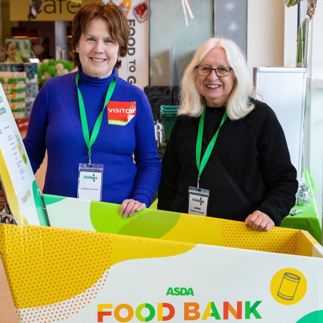 We want to say a huge thank you to everyone who donated to the @Asda food drive this weekend!  

Your generous support will help food banks provide emergency food parcels to people facing hunger and hardship. 

Thank you to Asda and Asda customers. 💚