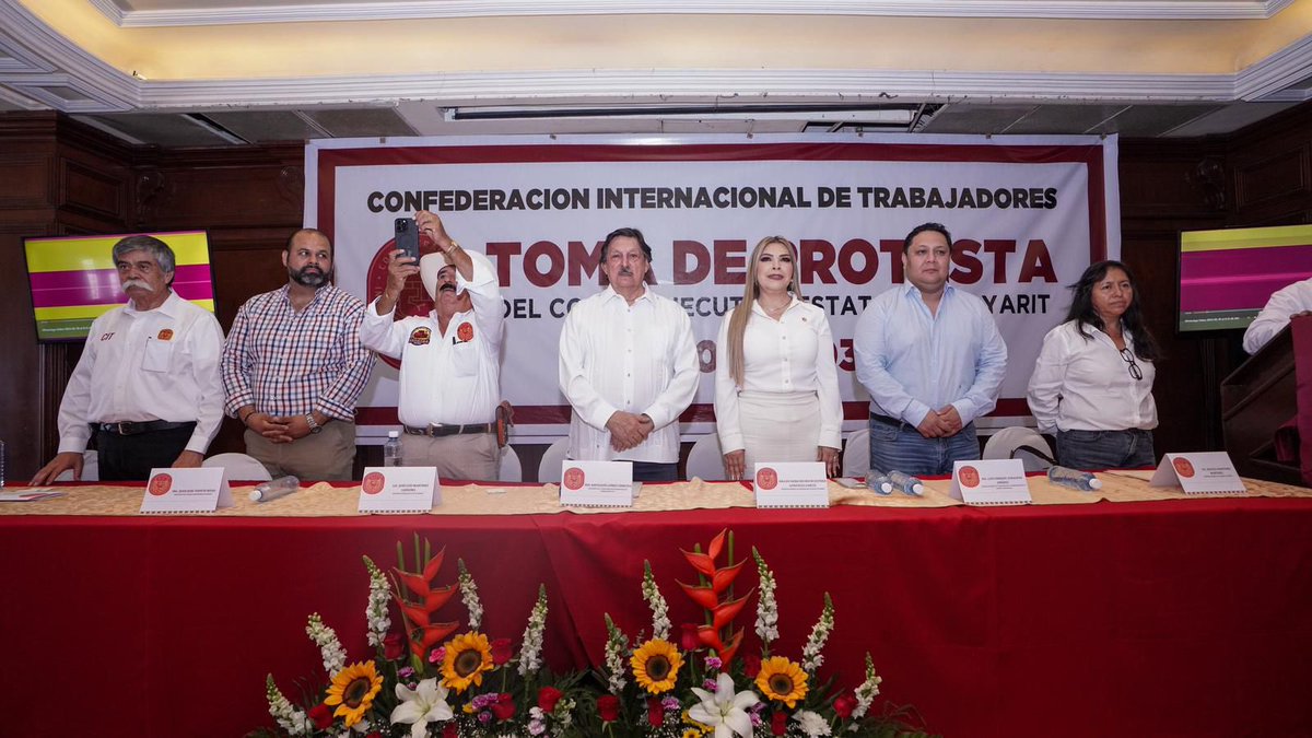 ¡Felicitamos a <a href="/CITMx_/">CITMx_</a> ! Es un logro emocionante de nuestro Senador <a href="/NGomezUrrutiaMX/">Napoleón Gómez Urrutia</a> que se haya tomado protesta con José Luis Martínez encabezando la #citnayarit. 
Esto es un reflejo de dedicación y esfuerzo. 
Estoy seguro de que traerá grandes éxitos y oportunidades.