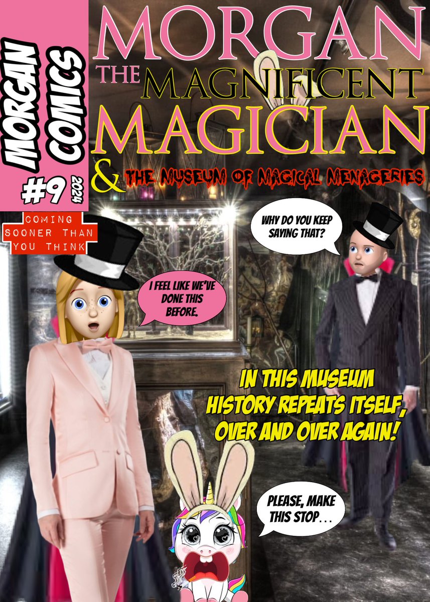 The final chapter in The Other Morgan Saga is coming this June, Followed by The Museum of Magical Menageries! If you’re dying to find out, what’s in the Infinity Box? It’s coming soon! #comicbooks #comics #indiecomics #magical #Comicsgate #comicbooknews morgancomics.com