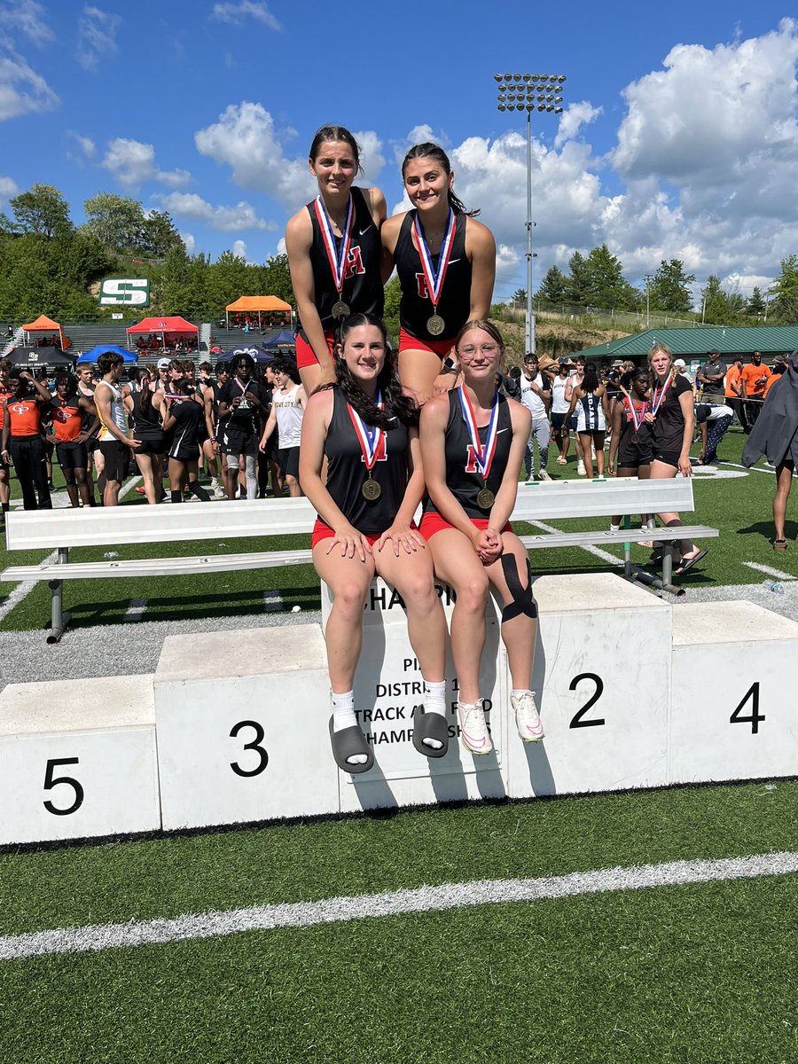 Hickory High School Track & Field (@hsd_trackfield) on Twitter photo Shout out to our 4 x 100 relay teams that swept the District X AAA Titles!! You worked and (for the most part LOL) believed and with two BIG season bests…it was a GOLDEN DAY!!! Keenan, Luke, Jamal, Sebastian, Jillian, Josslyn, Cecelia, and Emersyn were 🔥🔥! <a href="/HSD_Athletics/">HSD Athletics</a> Shout out to our 4 x 100 relay teams that swept the District X AAA Titles!! You worked and (for the most part LOL) believed and with two BIG season bests…it was a GOLDEN DAY!!! Keenan, Luke, Jamal, Sebastian, Jillian, Josslyn, Cecelia, and Emersyn were 🔥🔥! <a href="/HSD_Athletics/">HSD Athletics</a>