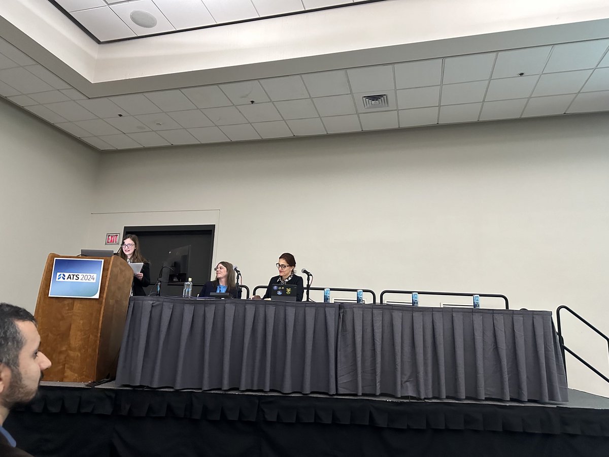 Well-attended session on clin+trans research in pediatric asthma @ #ATS2024. Great talks on omics+ COVID-19+ disparities, including ⁦@K_Gaietto⁩’s on violence and airway transcriptomic profiles in Puerto Ricans. ⁦@ATSPeds⁩ ⁦@ATS_AII⁩ ⁦⁦@EFornoMD⁩