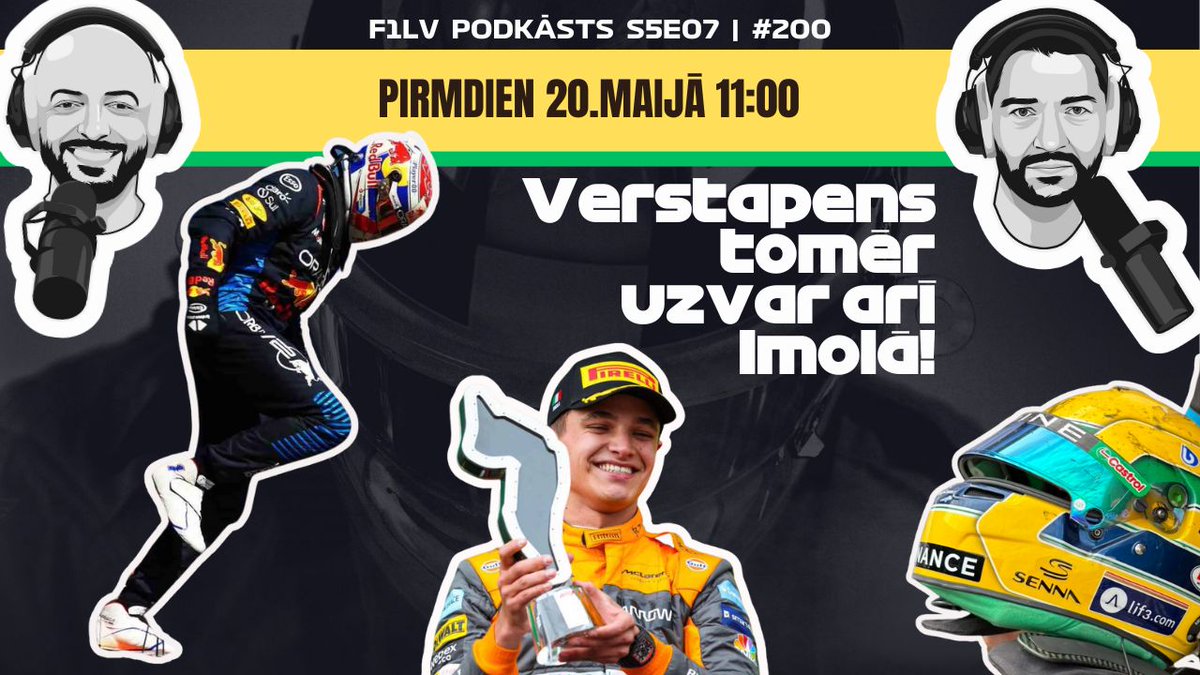 #F1LVPodkāsts par Imolas posmu ierastajā laikā, bet citā sastāvā: @nix_gaigalietis kopā ar @JanisVanks! Ja tehniski spēsim nodrošināt, būs iezvans ar mani, ja ne - šie kungi noteikti tiks galā! Droši sūti jautājumus, lai viņiem tur jautrāk!
youtube.com/watch?v=8HEFc8…