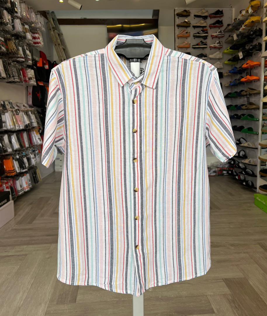 Linen Shirt Available Available In All Sizes 🛍️180gh Kindly Call Or WhatsApp +233207813789