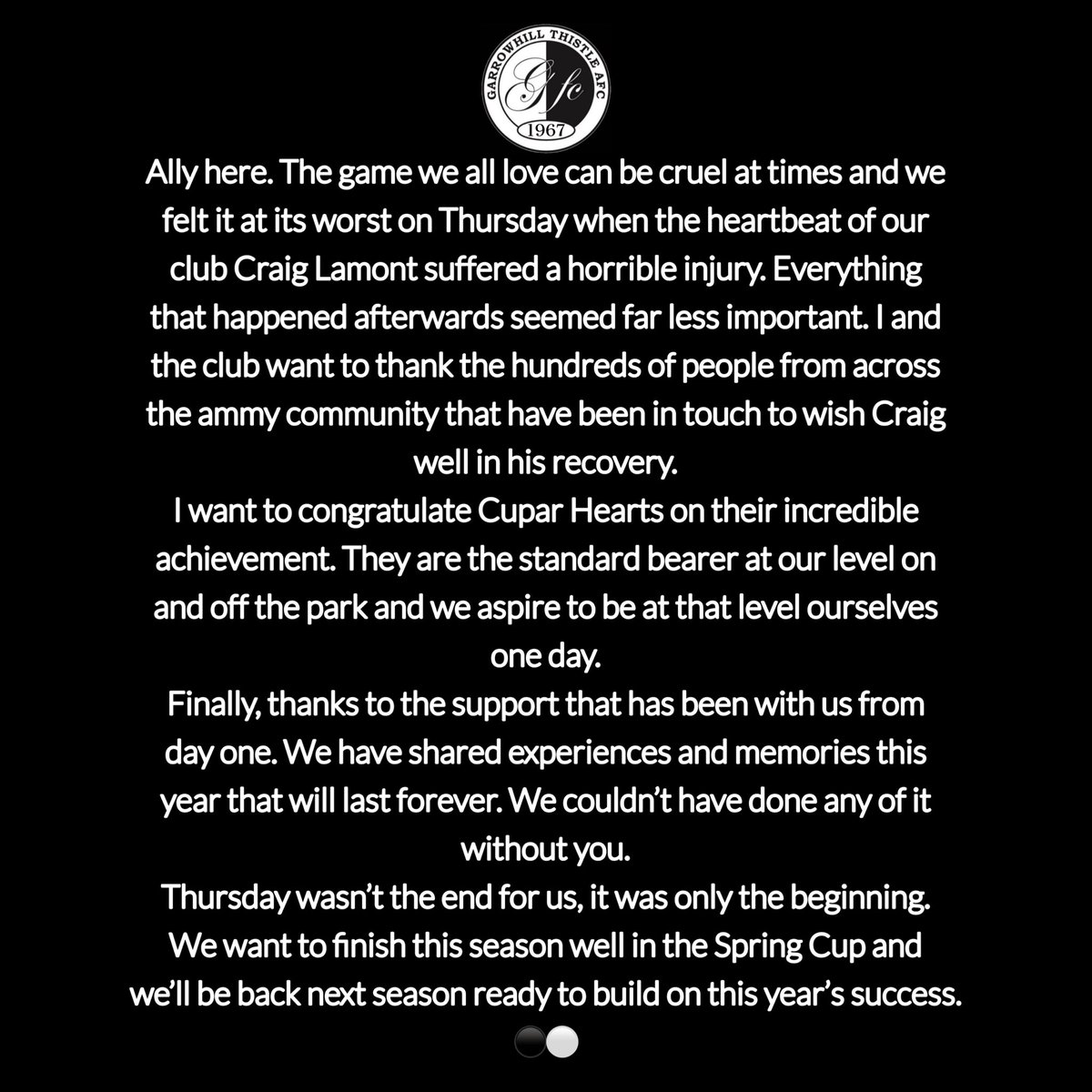 Garrowhill Thistle tweet media