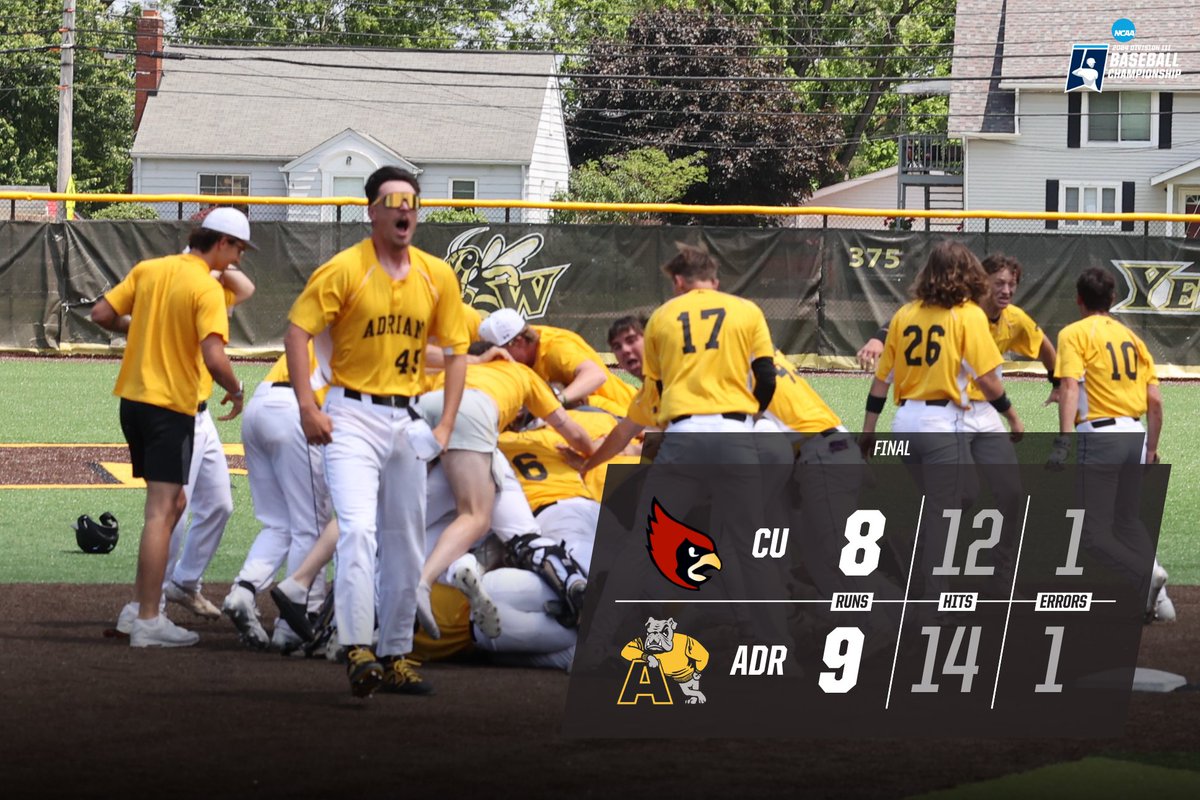 Adrian College Baseball tweet media