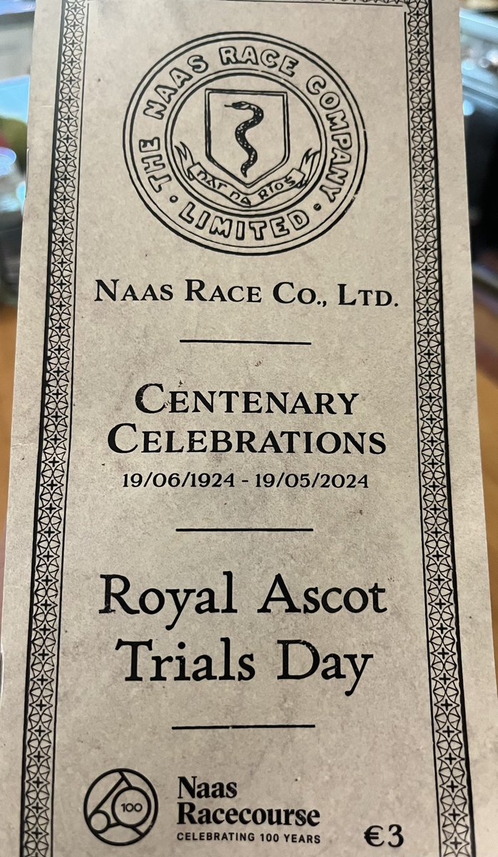 What a fabulous day @NaasRacecourse to celebrate the Centenary Raceday - the sun shone, the crowd showed up and saw some great racing (and a few pointers for #RoyalAscot) and a few of us got in the 1920s mood!