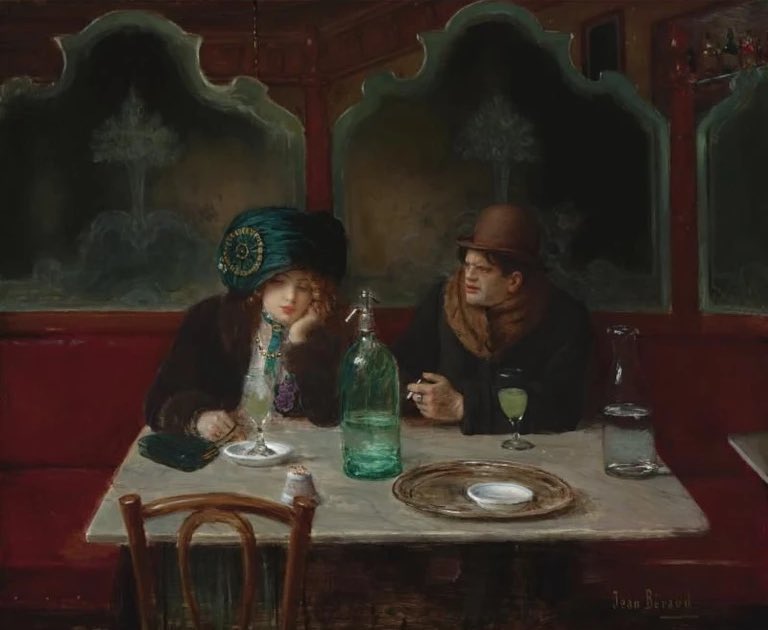 Jean Béraud ve yeşil peri içenleri🧚 ‘Kafe Toplumu’