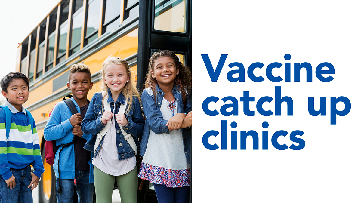 Peel Public Health wants to help children get back on track by offering afternoon, evening & Saturday childhood immunization clinics. 💉

Book now by calling 905-799-7700. 📞