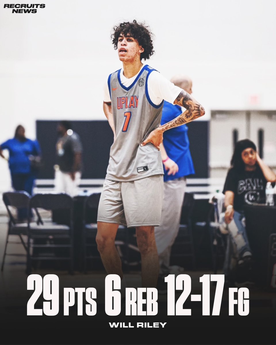 Will Riley for UPlay in a win over Mac Irvin Fire:

29 PTS
6 REB
2 AST
12-17 FG