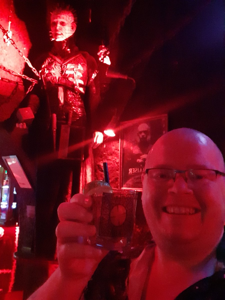 In the NIGHTMARE horror bar in Prague! Xx