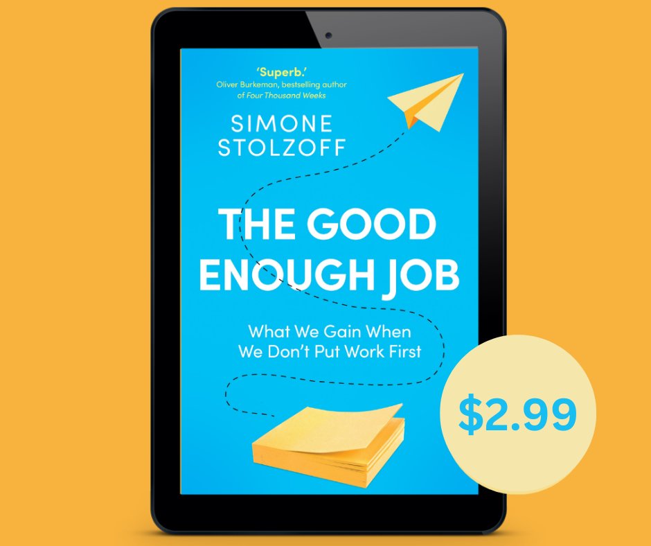 The Good Enough Job is Amazon's Kindle deal of the day! If you haven't picked up a copy yet, you can the book I spent three years of my life writing for .006 cents a word :)