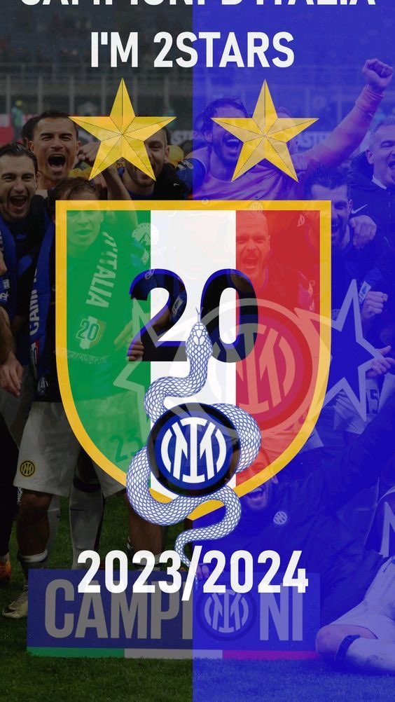 CAMPIONE D’ITALIA ⭐️⭐️💙🖤⭐️⭐️