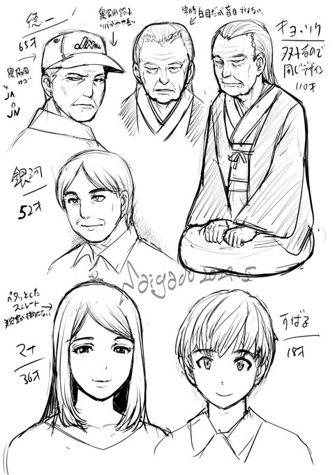 ちょっと珍しいものをどうぞ
人気作「マナさんと母屋を離れて…」のキャラ設定です
こんな感じのを新連載時に編集部に提出しています 