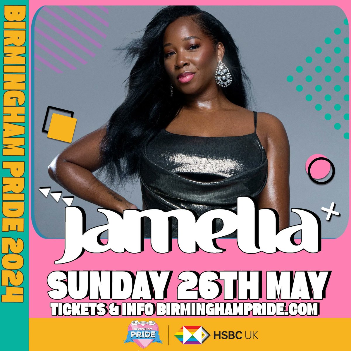 SOON: Birmingham Pride May 24 plus FREE Ticketed Big Community Event at Smithfield Live May 25/26 including Parade, Festival & Street Party ft @BRB @Beverleyknight & @Jamelia Tickets via @BirminghamPride: birminghampride.com #Birmingham #BrumHour