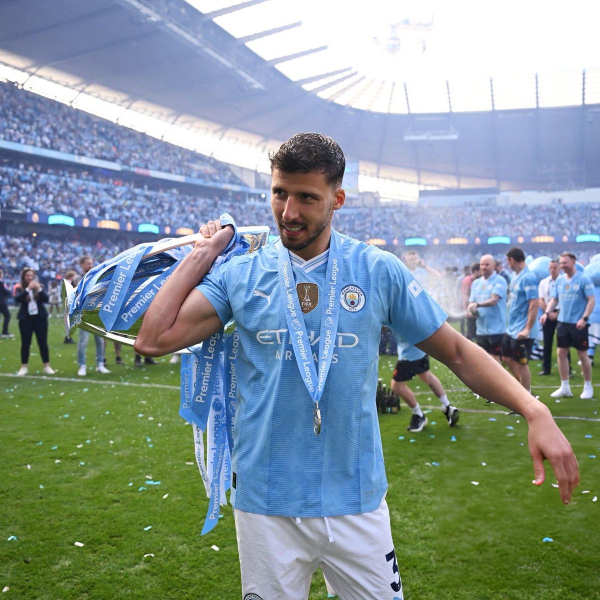 Ruben Dias has NEVER lost a Premier League trophy. The greatest PL CB of all time