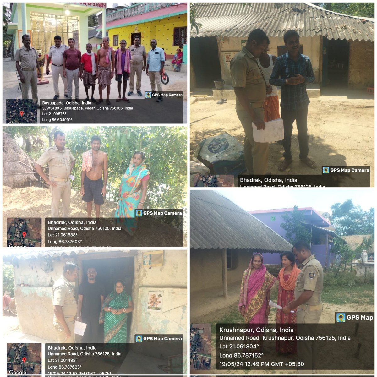 Bhadrak Police conducted village visit in different sensitive GP areas in view of upcoming general election 2024. @odisha_police #GeneralElections2024