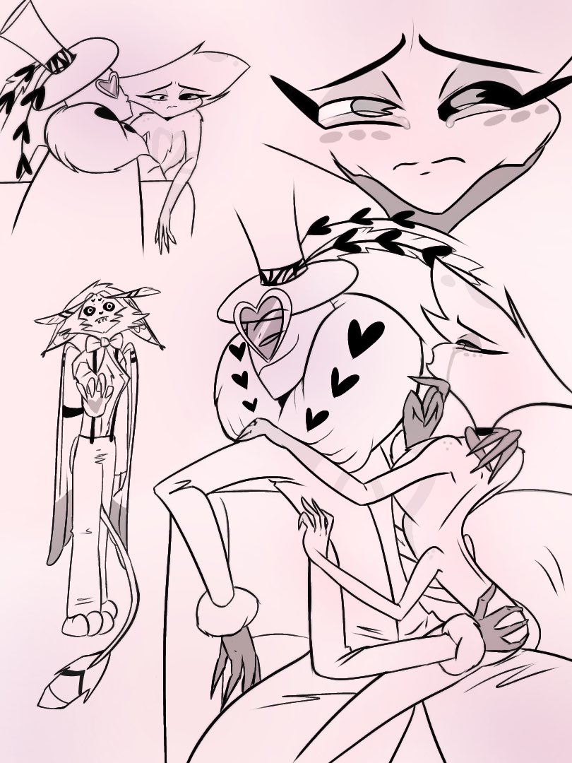 CW #valangel angst with implied #huskerdust / non-graphic naked grinding / typical valangel dynamics

#huskerdustfanart #hazbinhotelfanart 

Cannot get the idea of Val cucking husk in front of him outta my head 🫠

.

.

.

.

.