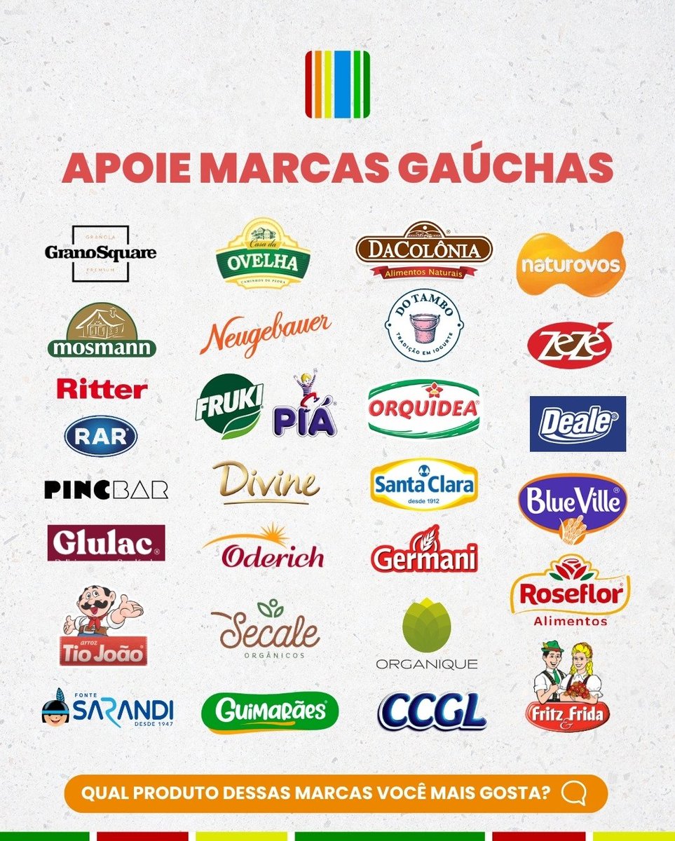 Algumas marcas de arroz que recebi da Federarroz para compartilhar.

COMPREM ARROZ GAÚCHO. VAMOS BOICOTAR O ARROZ ESTRANGEIRO. 

🍚 Arroz Palmares
🍚 Tio João
🍚 Prato Fino
🍚 Pilecco
🍚 Camil