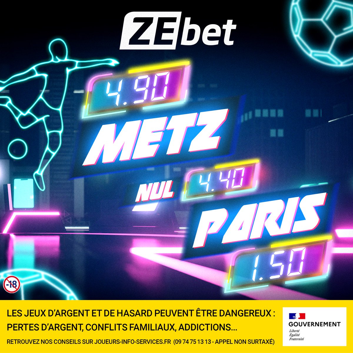 🤩 PREMIER PARI REMBOURSÉ SUR ZEBET 💭 Nouveau bonus ZEbet disponible, ton premier pari est remboursé qu’il soit gagnant ou perdant jusqu’à 100€, parfait pour le gros dimanche football 🎁 CODE PROMO : NTK ➡️ Lien d’inscription : zebet.fr/fr/inscription…