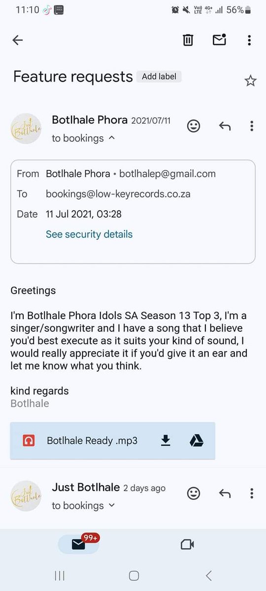 Omphile K. (@omphilephix) on Twitter photo <a href="/PrinceKaybee_SA/">K A B I L L I O N</a> But apart from the DMs & the mentions on TikTok etc he showed us, I too if I was "desperate" to reach out, I'd use this email too. Someone does see the emails that go to this address right or byang?? <a href="/PrinceKaybee_SA/">K A B I L L I O N</a> But apart from the DMs & the mentions on TikTok etc he showed us, I too if I was "desperate" to reach out, I'd use this email too. Someone does see the emails that go to this address right or byang??
