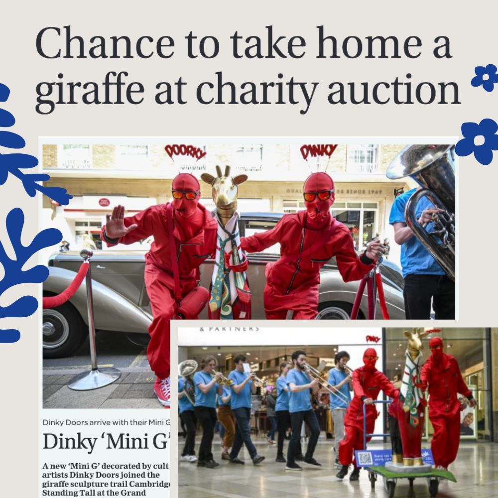 Cambridge Standing Tall (@breaktrailcambs) on Twitter photo Ordered your ticket for the Grand Auction yet?
30 Large Gs and 5 Mini G sculptures will go under the hammer. A giant thank you to those who have already placed online bids! Auction Info: info.break-charity.org/ArtAuction
Read <a href="/CambridgeIndy/">Cambridge Independent</a>: info.break-charity.org/DinkyCambsInde… #ArtAuction Ordered your ticket for the Grand Auction yet?
30 Large Gs and 5 Mini G sculptures will go under the hammer. A giant thank you to those who have already placed online bids! Auction Info: info.break-charity.org/ArtAuction
Read <a href="/CambridgeIndy/">Cambridge Independent</a>: info.break-charity.org/DinkyCambsInde… #ArtAuction