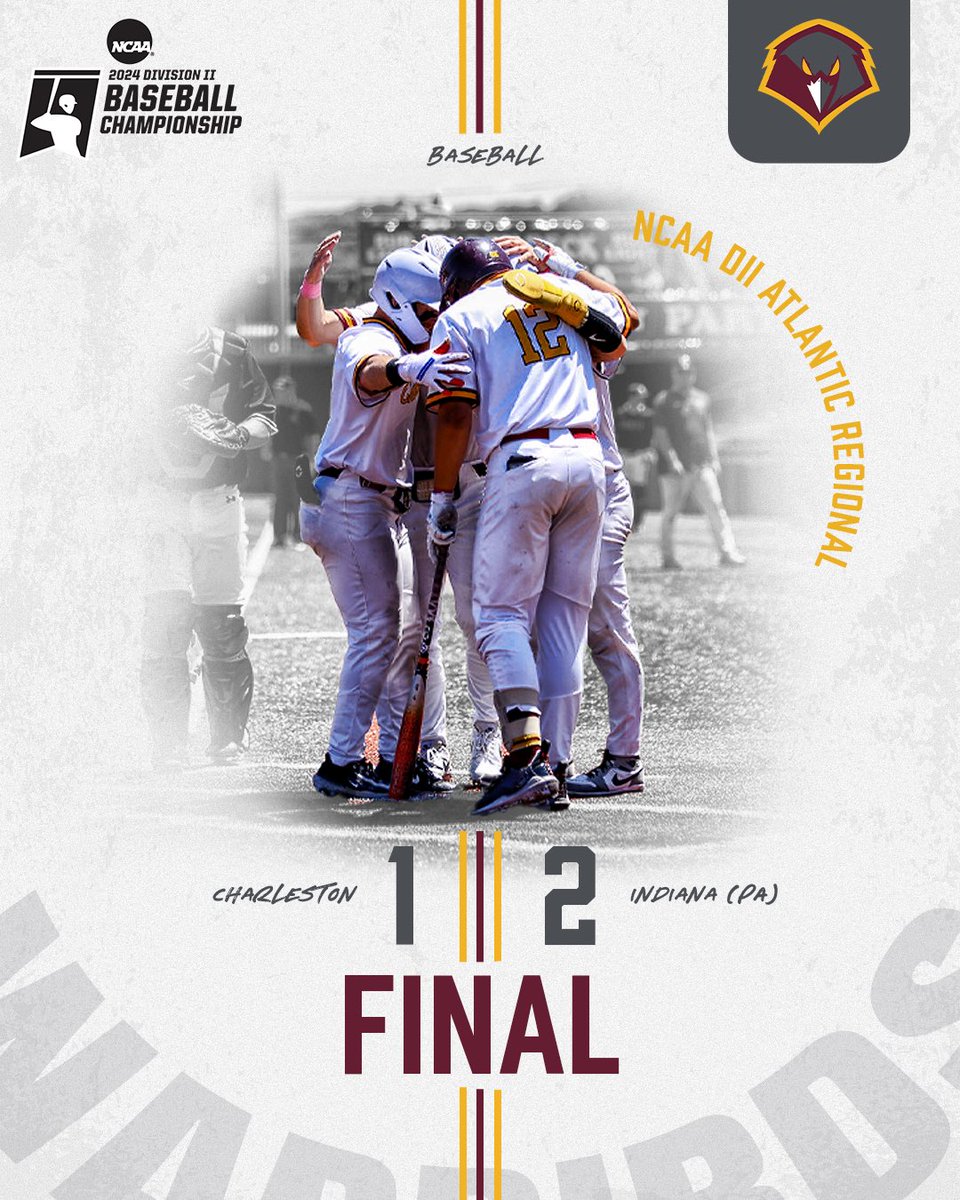 ⚾️Charleston’s season comes to a close this afternoon after falling to IUP in extra innings🦅 Great season boys 👏 #WingsUp