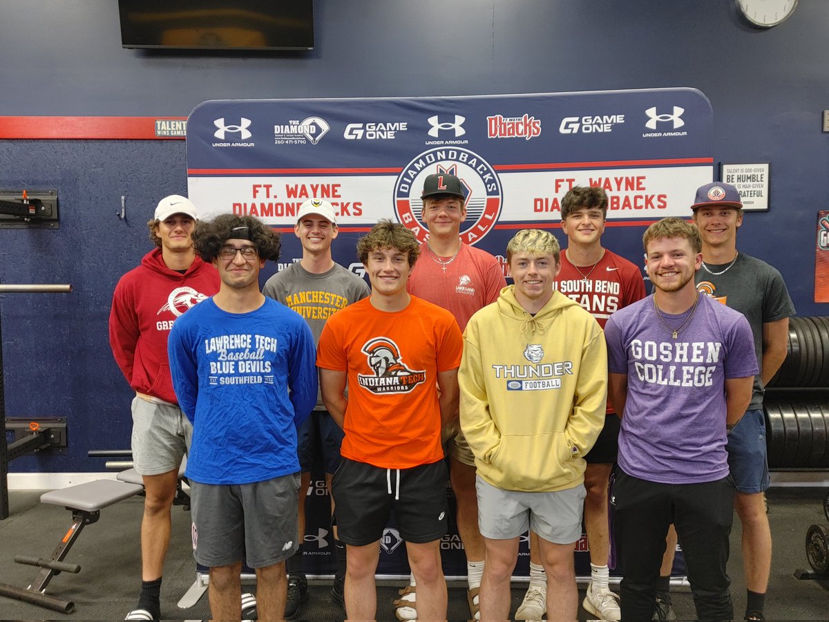 Our 2024 class @FW_DBACKS! Taking their game to the next level. Damn proud of each one of them. This team has set the expectations of ALL FW DBacks. Largest class in 14 years. Not pictured: Jaden Stout - Kent State - Tusc. Ayden Schuhler - Clark State Keegan McMahon - Lourdes U