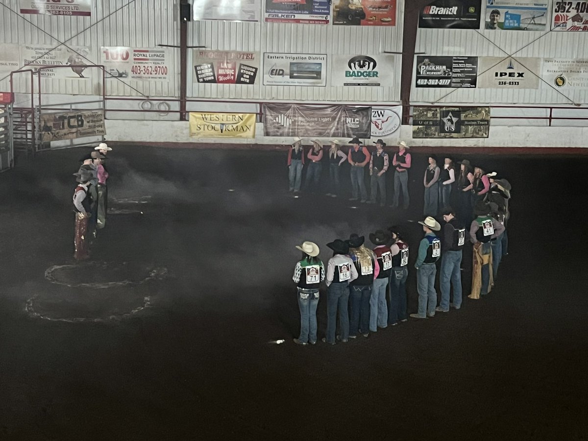 Taking in the final performance of the Canadian Collegiate Rodeo Association finals. Great to see a number of our @RDPRoyals athletes in contention for a championship! #myrdp