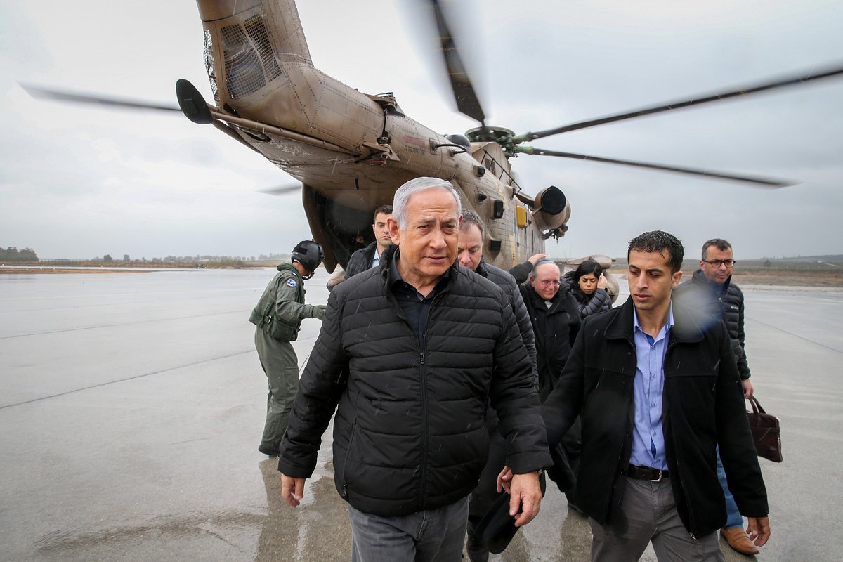 How would the world be reacting right now if it was Benjamin Netanyahu's helicopter that crashed?