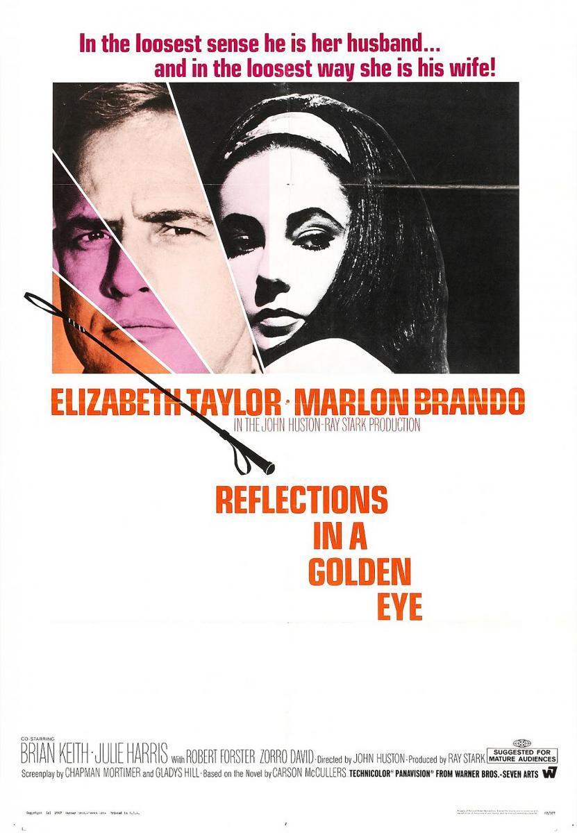 Este próximo miércoles 22 a las 3:00pm como parte del ciclo dedicado a Marlon Brando proyectaremos en #ClásicosTrasnocho 'Reflejos en un ojo dorado' (1967) dirigida por John Huston y protagonizada por Elizabeth Taylor, Marlon Brando, Brian Keith y Julie Harris.