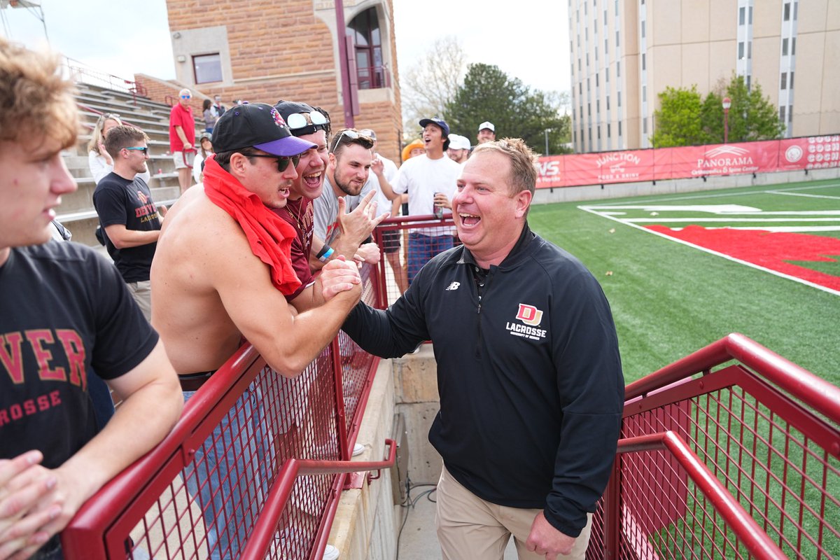 USALMag's tweet image. “It’s a proud day to be a Pioneer. We’re going back somewhere we haven’t been in a while.” — @DU_MLAX coach Matt Brown

In Brown’s first season at the helm, the Pioneers are headed to championship weekend for the first time since 2017.