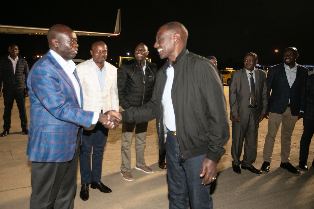 President @WilliamsRuto departs to the United States of America for a state visit.