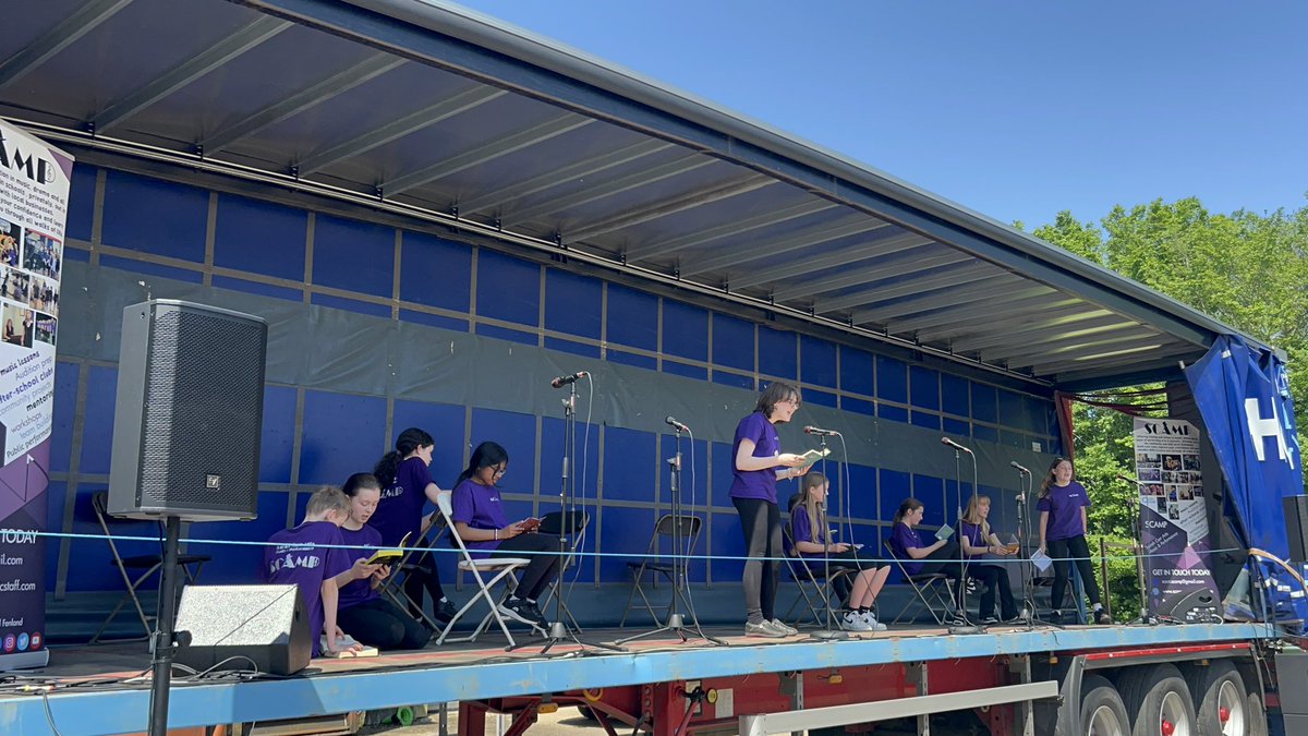 SCarrClasses's tweet image. Fantastic performances from @AbbeyCollegeAC SCAMP today, performing at Ramsey Fen affair.